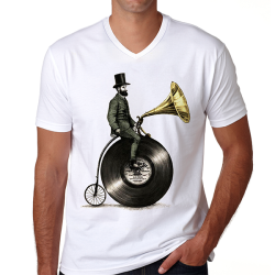 Carra Retro Bicycle мъжка тениска 